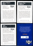 2009 Philadelphia A’s Historical Society “Diamond Signatures” Bsbl.- Clean-Up Lot of 4 Cards