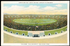 American Art Post Card Co. (Boston, MA.) “2A326- Yale Bowl, Yale University, New Haven, Conn.” Pre-Linen Postcard
