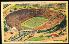 Gardner-Thompson Co. (L.A., CA.) “43528, 300:- The Rose Bowl, Pasadena, California” Linen Postcard