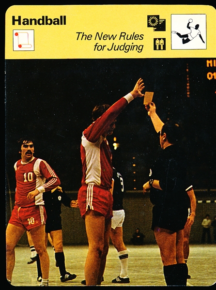 1977-79 Sportscaster Cards (North American)- Handball Cards- 175 Assorted