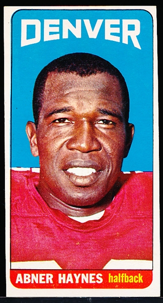 1965 Topps Football- #53 Abner Haynes, Denver