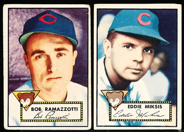 1952 Topps Baseball- 2 Diff Chicago Cubs