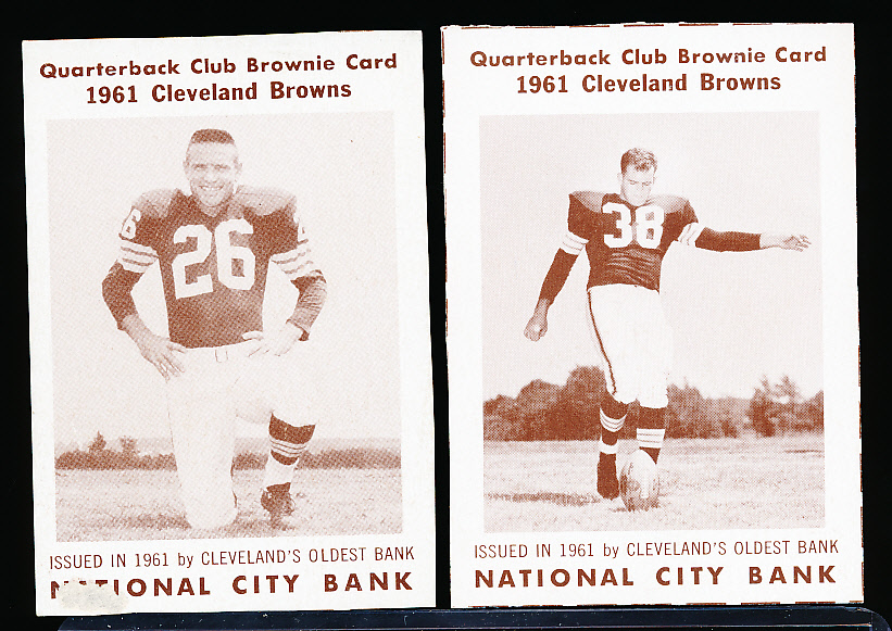 Lot Detail - 1961 National City Bank Cleveland Browns Fb- 2 Diff