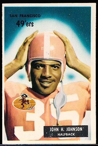 1955 Bowman Fb- #42 John H. Johnson, 49ers