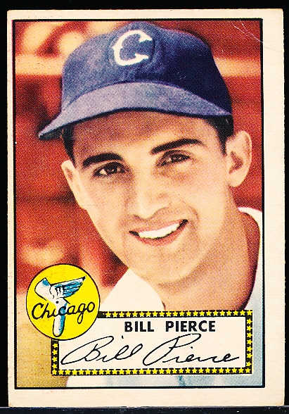 1952 Topps Bb- #98 Billy Pierce, White Sox