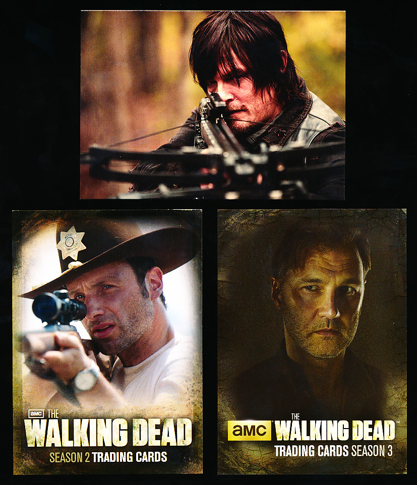 Lot Detail - 2011-2015 The Walking Dead Trading Card Set Promos- 9 Asst ...