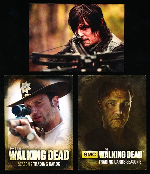 2011-2015 The Walking Dead Trading Card Set Promos- 9 Asst./ 8 Diff.