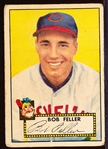 1952 Topps Baseball- #88 Bob Feller, Indians