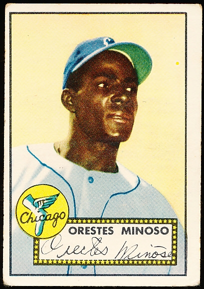1952 Topps Baseball- #195 Minnie Minoso, White Sox