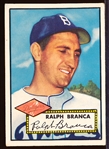 1952 Topps Baseball- #274 Ralph Branca, Brooklyn