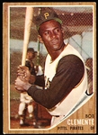 1962 Topps Baseball- #10 Bob Clemente, Pirates