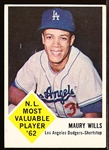1963 Fleer Baseball- #43 Maury Wills, Dodgers