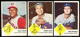 1963 Fleer Baseball- 12 Diff