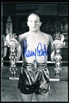 Autographed Henry Cooper Boxing B/W 4” x 6” B/W Photo