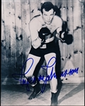 Autographed Ingemar Johannson Boxing B/W 8” x 10” Photo