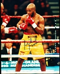 Autographed Michael Moorer Boxing Color 8” x 10” Photo