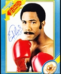 Autographed Eusebio Pedroza Boxing Color 8” x 10” Photo