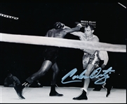 Autographed Carlos Ortiz Boxing B/W 8” x 10” Photo