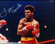 Autographed Leon Spinks Boxing Color 8” x 10” Photo