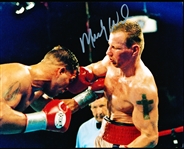 Autographed Micky Ward Boxing Color 8” x 10” Photo