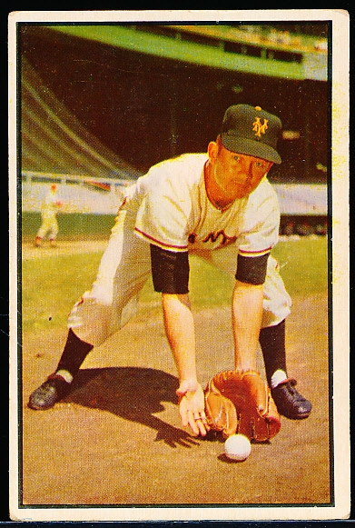 1953 Bowman Bb Color- #1 Davey Williams, Giants