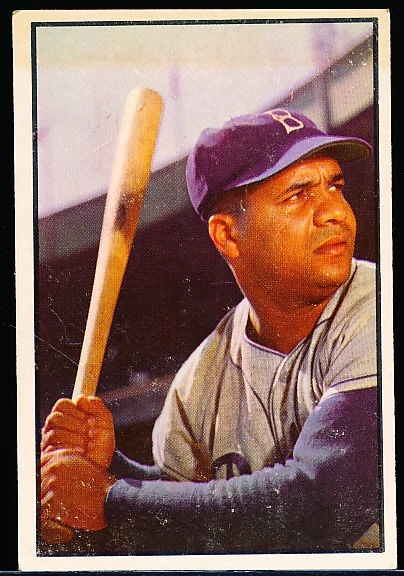 1953 Bowman Bb Color- #46 Roy Campanella, Dodgers