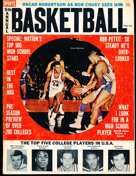 1964-65 Complete Sports Basketball Annual Magazine