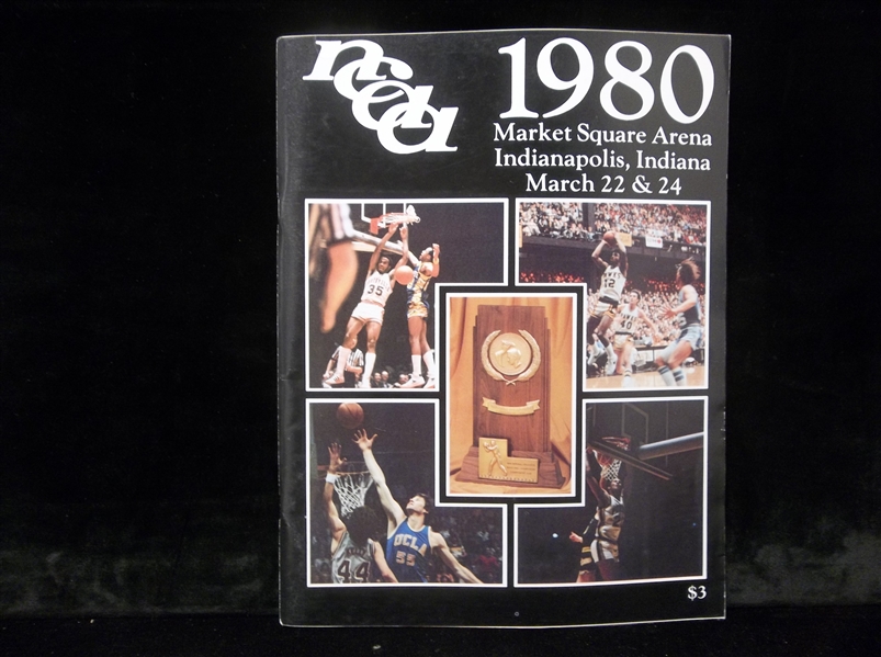 March 22 & 24, 1980 42nd NCAA Basketball Championship Program