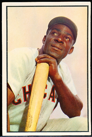 1953 Bowman Color Baseball- #36 Minnie Minoso, White Sox
