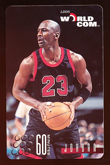 1996 LDDS Worldcom Michael Jordan 60 Minute Phone Card