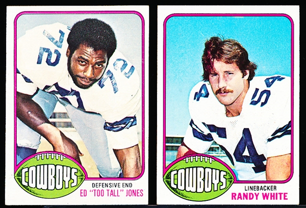 1976 Topps Ftbl.- 2 Diff. Dallas Cowboys RC’s