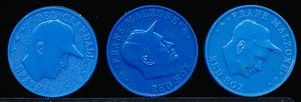 1960 Armour Baseball Coins- 3 Coins