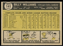 1961 Topps Bb- #141 Billy Williams RC, Cubs
