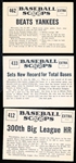 1961 Nu Card Bb Scoops- 3 Diff Braves