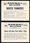 1961 Nu Card Bb Scoops- 2 Diff Braves