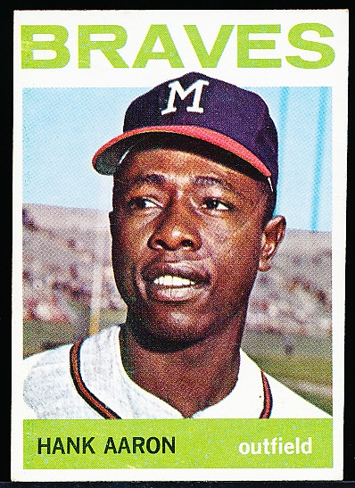 1964 Topps Bb- #300 Hank Aaron, Braves