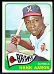 1965 Topps Baseball- #170 Hank Aaron, Braves
