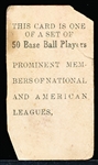 1909 E101 Set of 50- Zimmerman, Chicago Natl