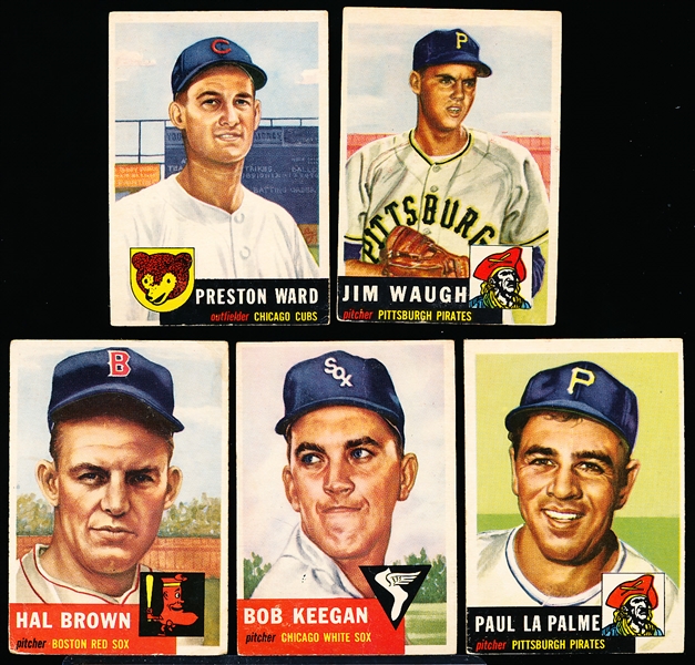 1953 Topps Bb- 5 Diff
