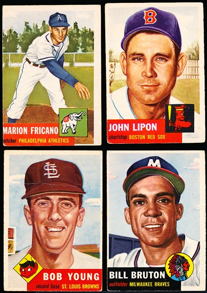 1953 Topps Bb- 7 Diff