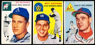 1954 Topps Bb- 10 Diff