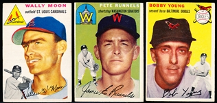 1954 Topps Bb- 8 Cards