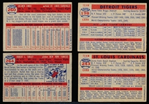 1957 Topps Bb- 4 Diff