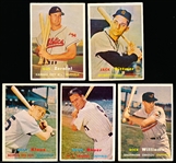 1957 Topps Bb- 5 Diff