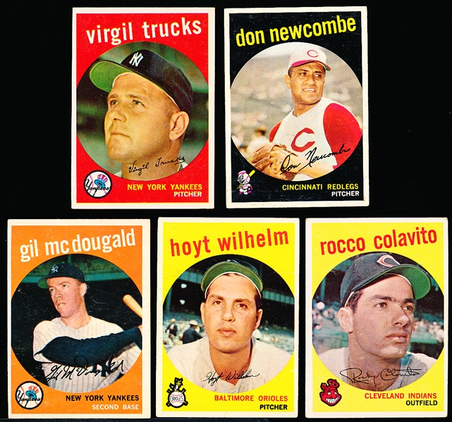 1959 Topps Bb- 5 Diff