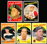 1959 Topps Bb- 5 Diff
