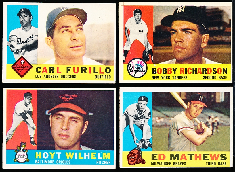 1960 Topps Bb- 4 Diff