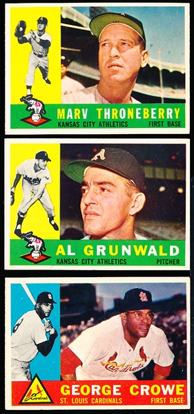 1960 Topps Bb- 17 Diff
