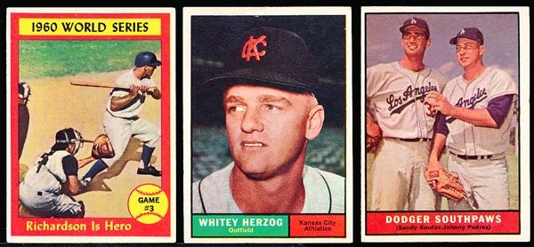 1961 Topps Bb- 7 Diff