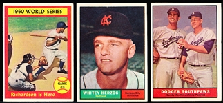 1961 Topps Bb- 7 Diff
